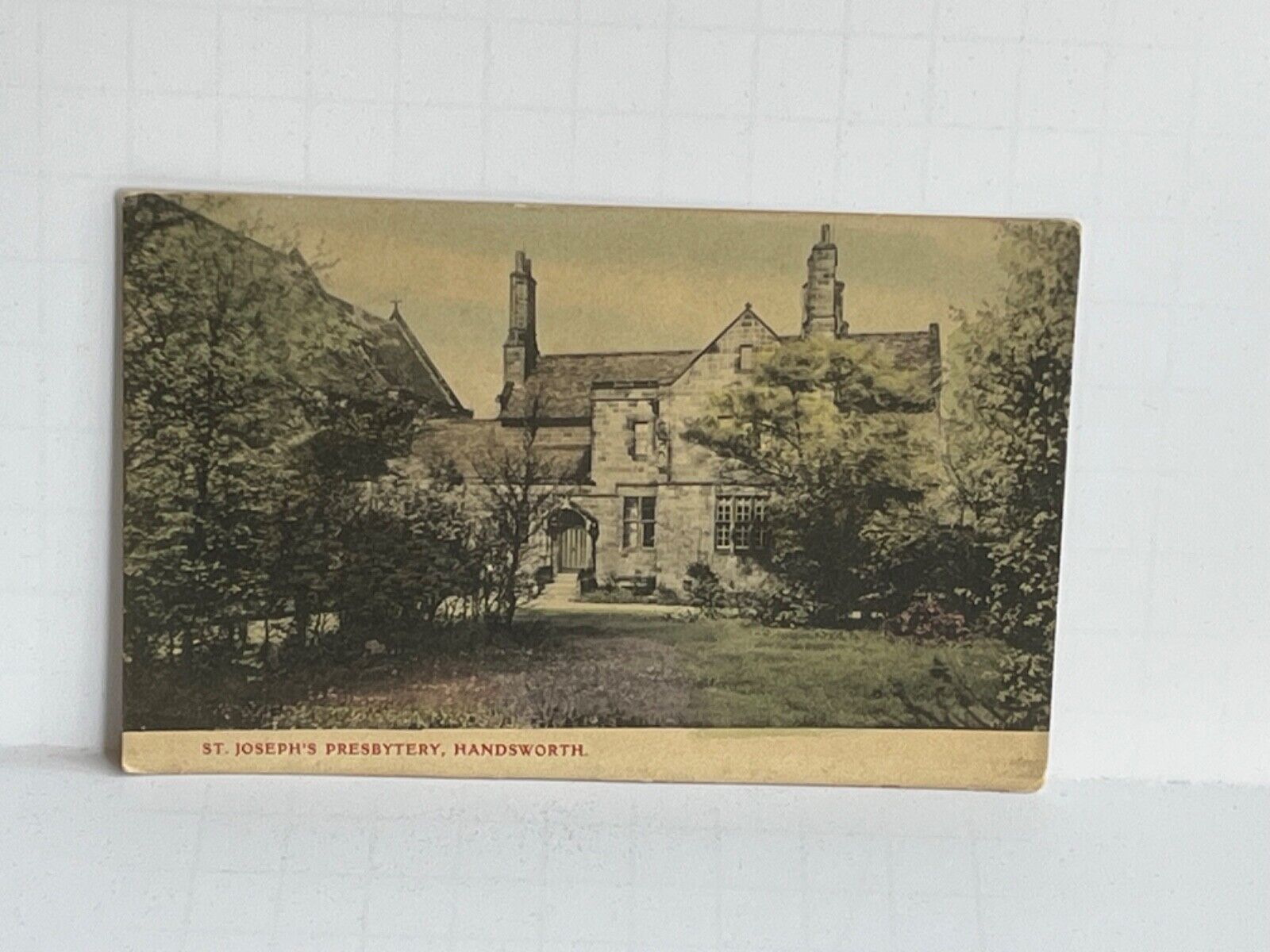 Postcard St Joseph’s Presbytery Handsworth Sheffield UK A9