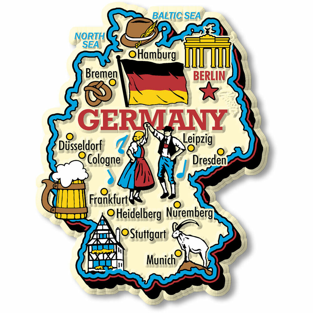 Germany Jumbo Country Magnet by Classic Magnets