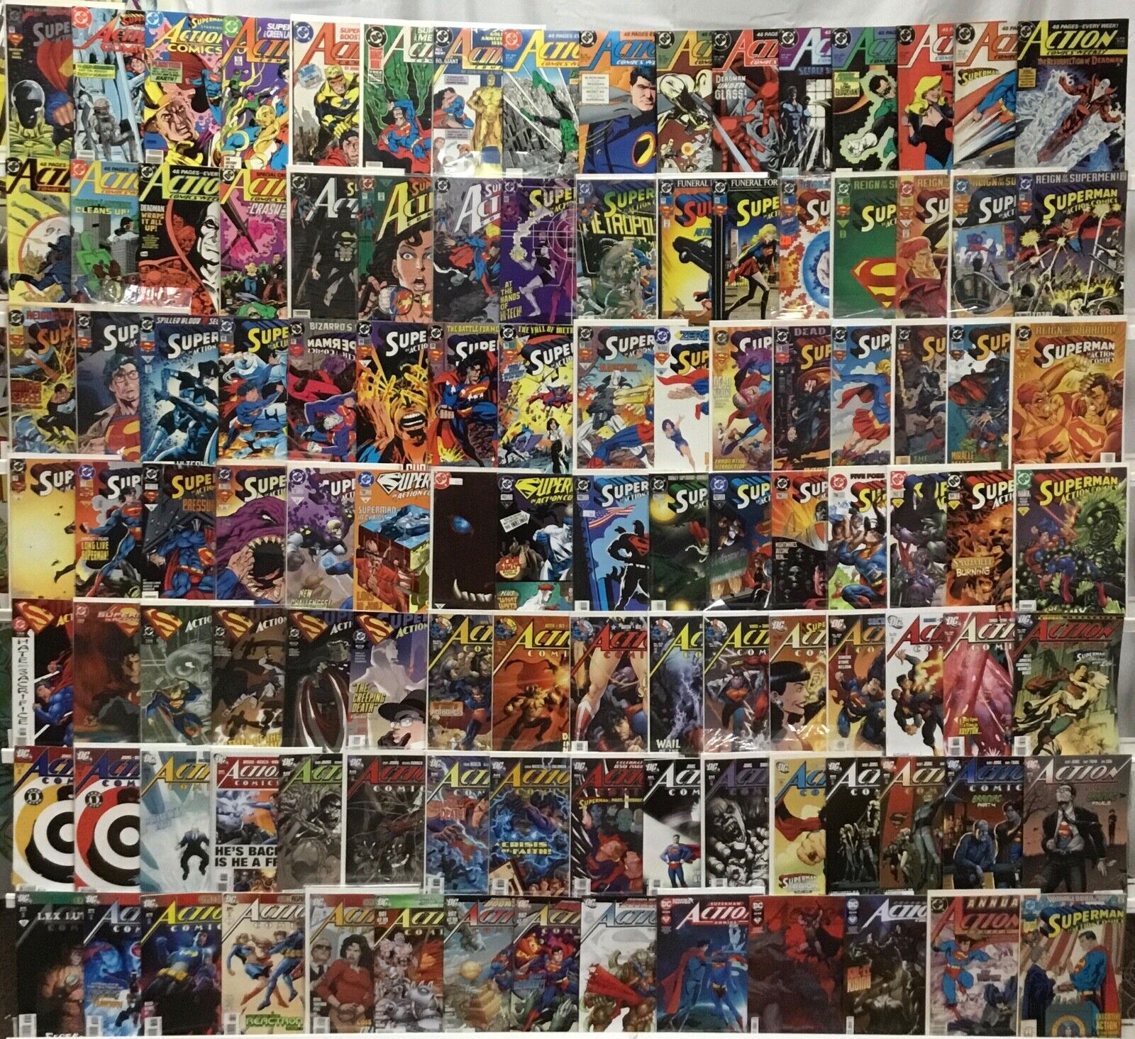 DC Comics - Superman Action Comics 1st Series - Comic Book Lot of 110 Issues