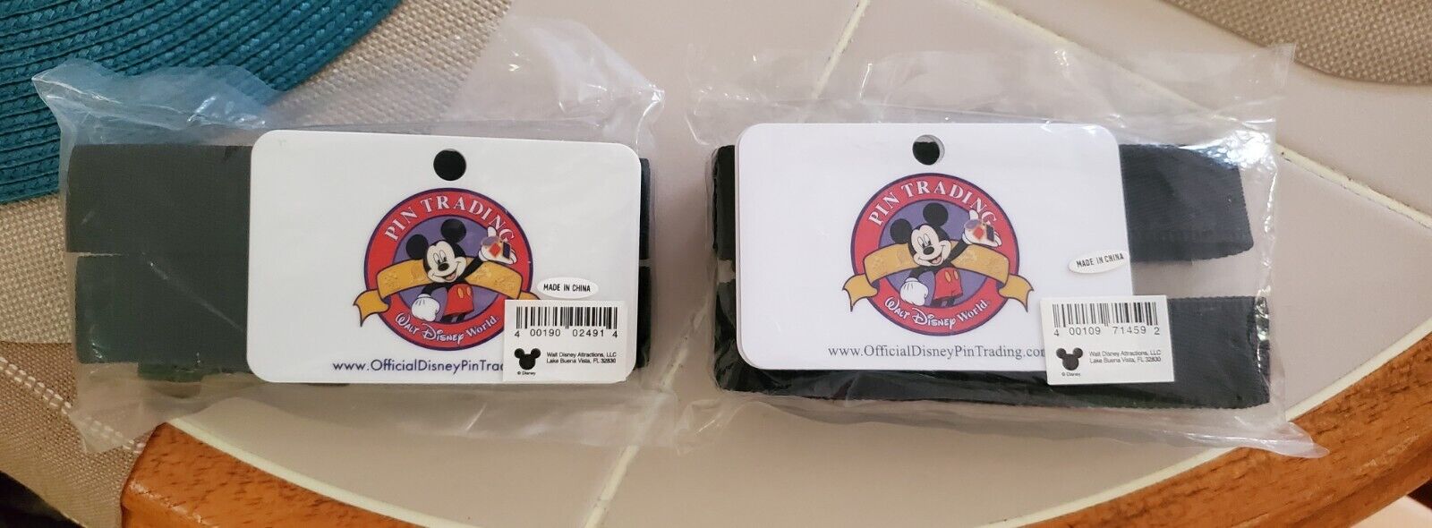 Disney Mickey Lanyard Set WDW 75 Years With Mickey Pin Trading Starter Kit +1