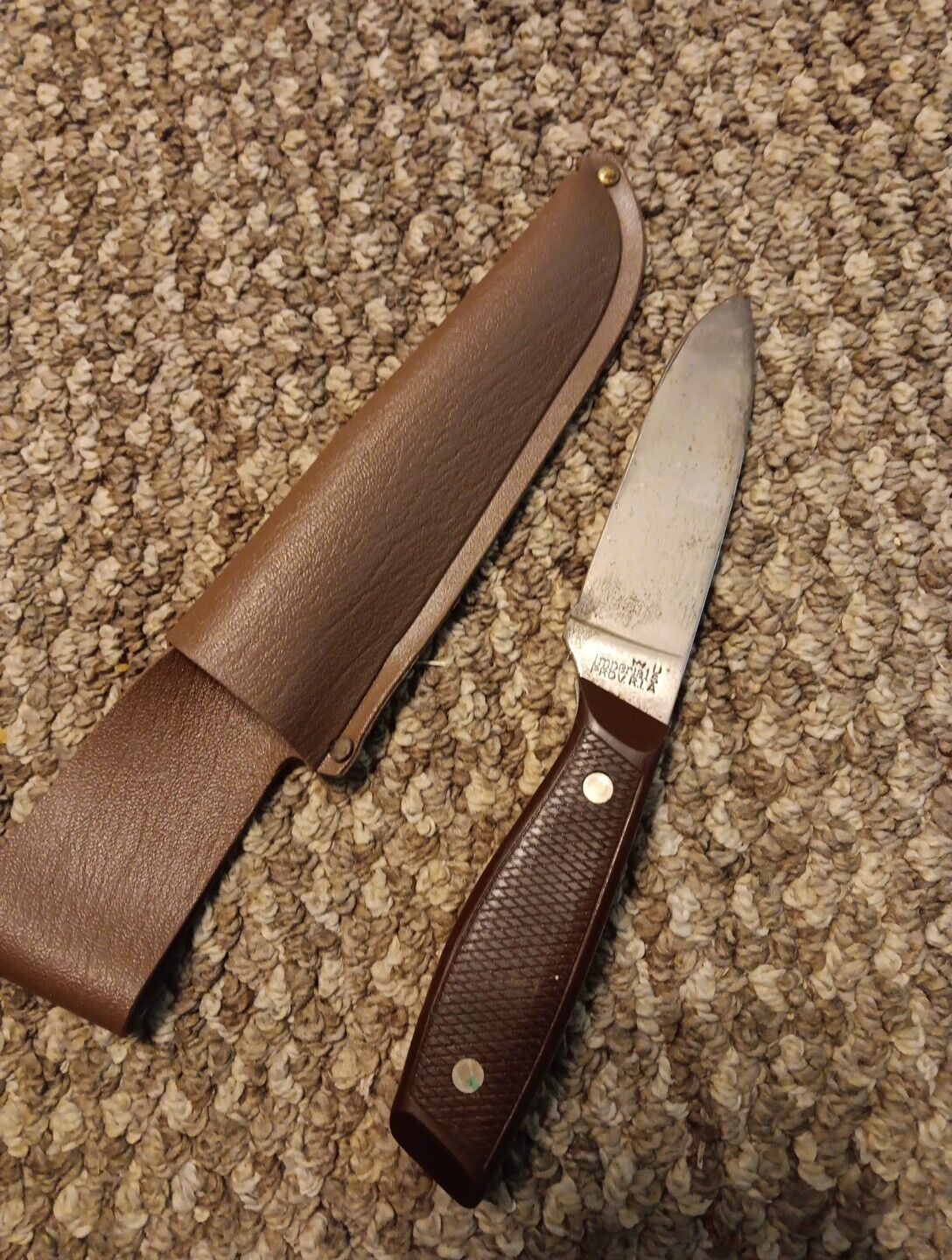 Vintage Imperial  Prov R.I. MADE IN USA HUNTING KNIFE