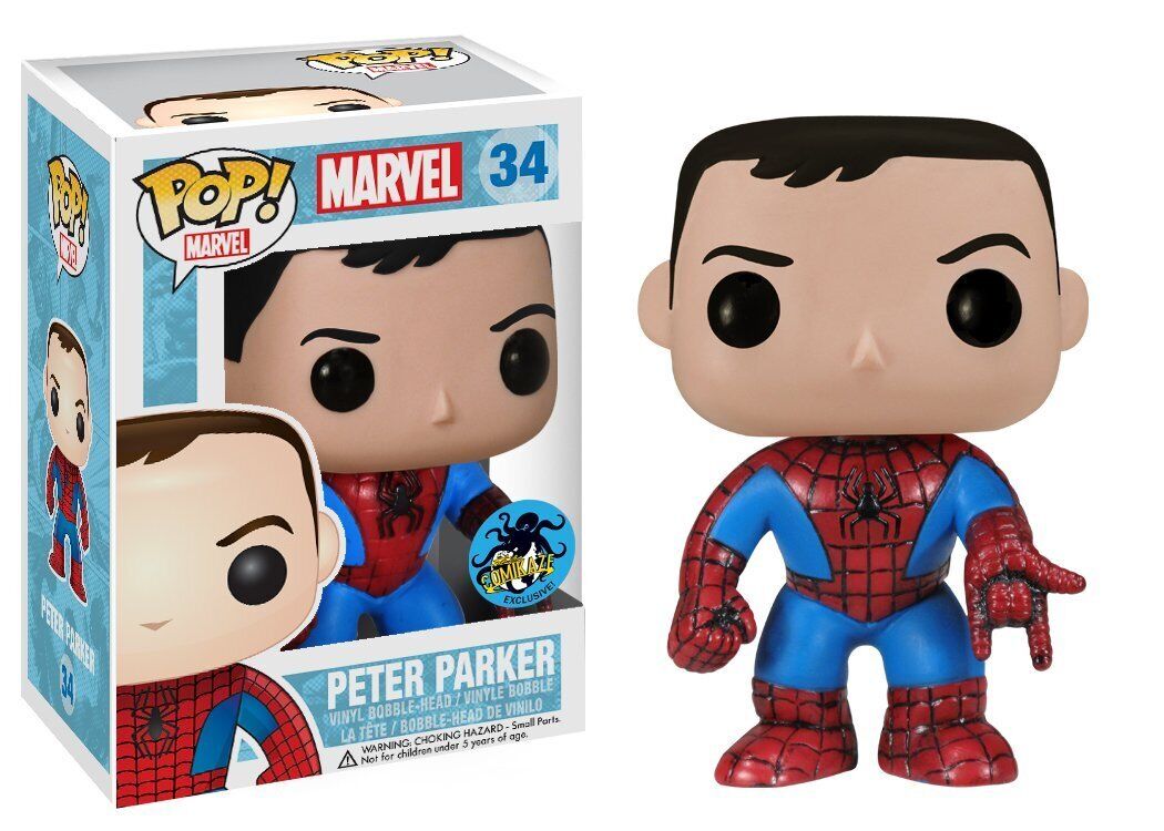 Funko POP Marvel: Peter Parker (LA Comikaze)(Damaged Box)[C] #34
