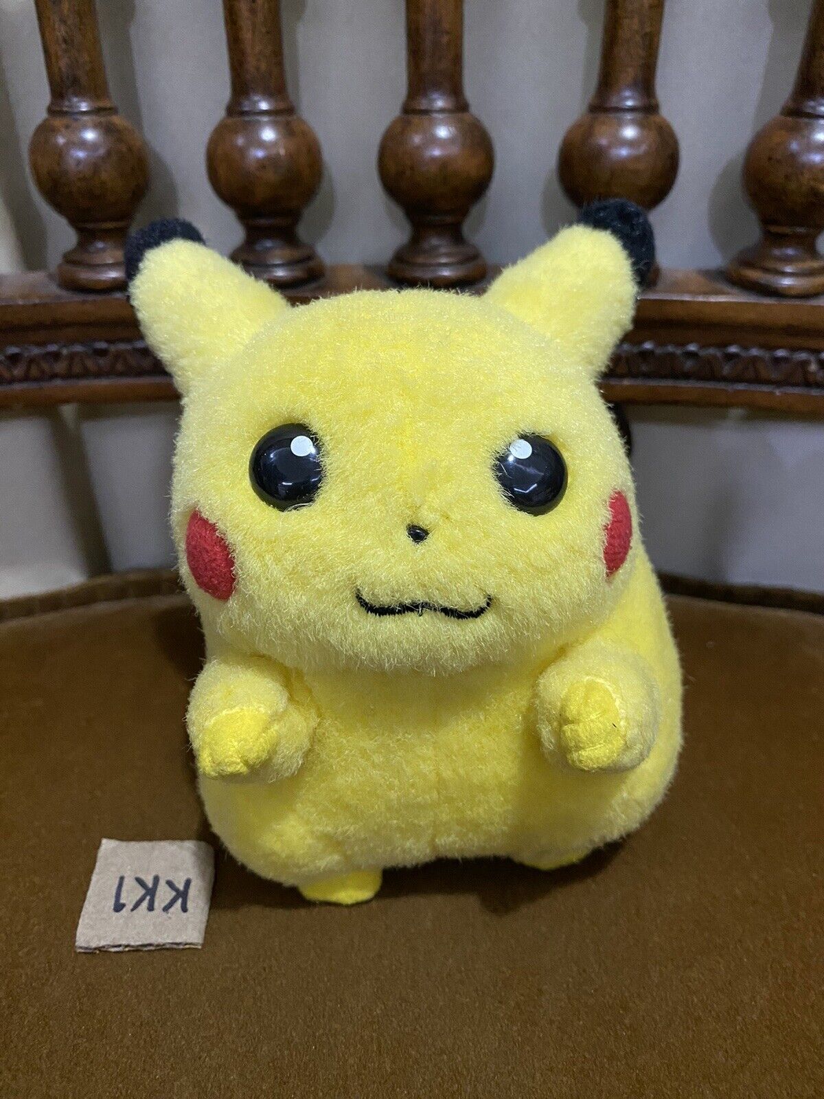 Pikachu Pokemon TOMY Japan Vintage Squeeze Squeaky Sound Early 5” Plush