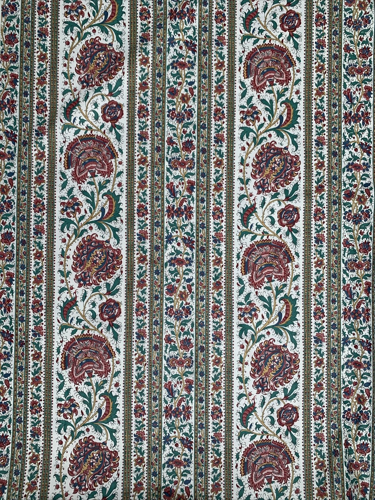 RARE,Vintage Sanderson 15 metre roll of fabric “Marakesh” print Cotton Fabric 15