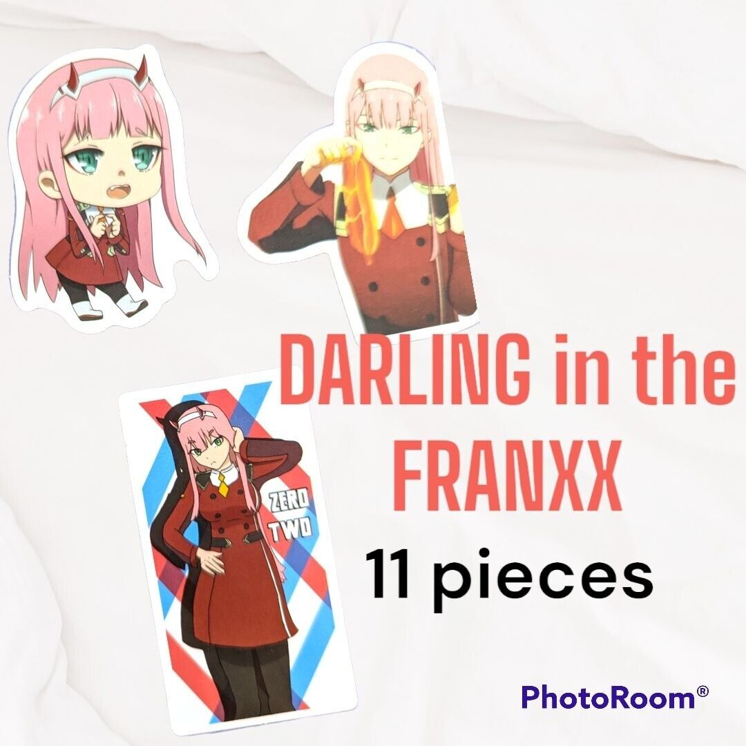 New 11 Piece DARLING in the FRANXX Anime Stickers