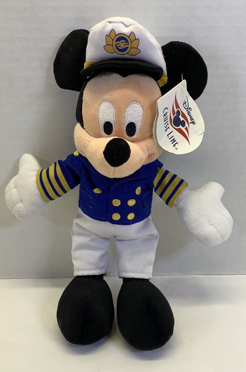 Walt Disney Disney Cruise Line Captain Sailor Mickey Mouse 16 Inch Plush