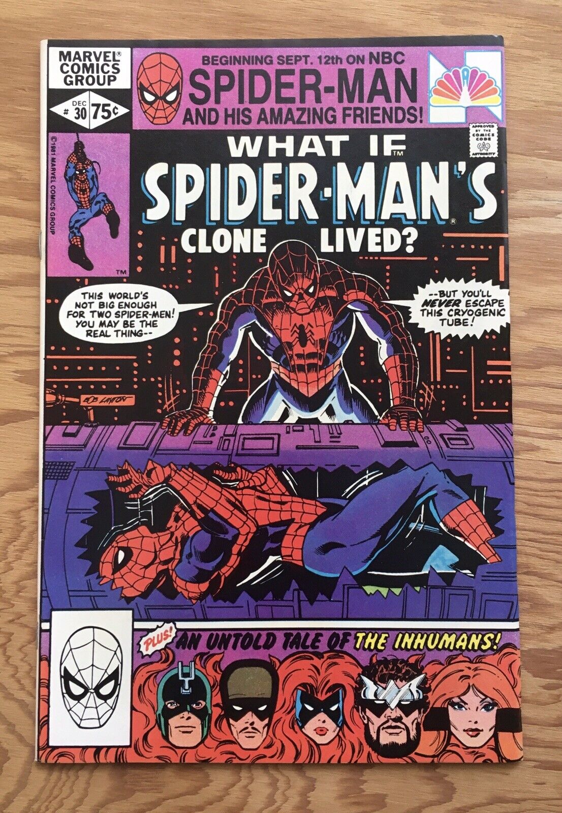 What If Vol 1 # 30 Spider-Man Clone Inhumans Fine Condition