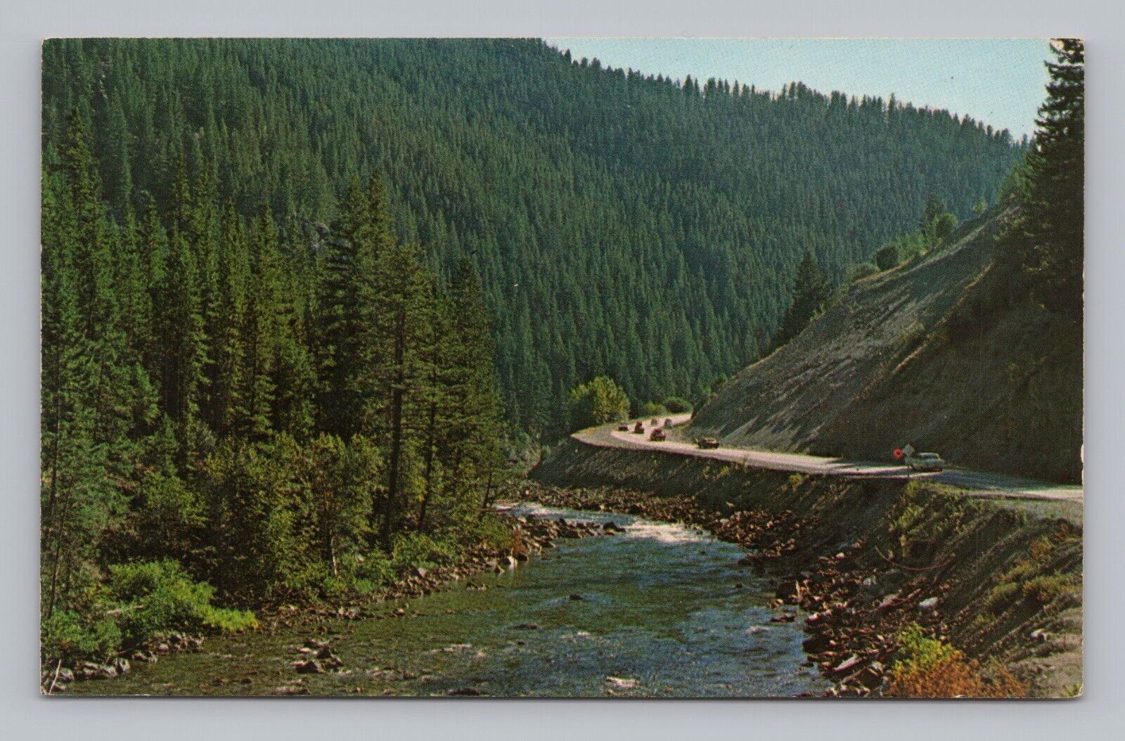 Postcard Similkameen River Hope-Princeton Hwy Vancouver British Columbia Canada