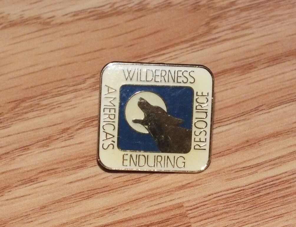 Vintage America\'s Wilderness Enduring Resource Collectible Enamel Lapel Pin 