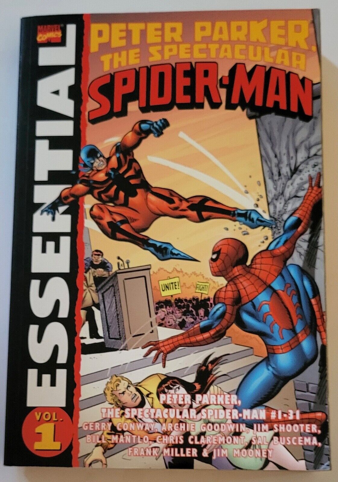 MARVEL ESSENTIALS LOT ESSENTIAL PETER PARKER THE SPECTACULAR SPIDER-MAN Vols 1-3