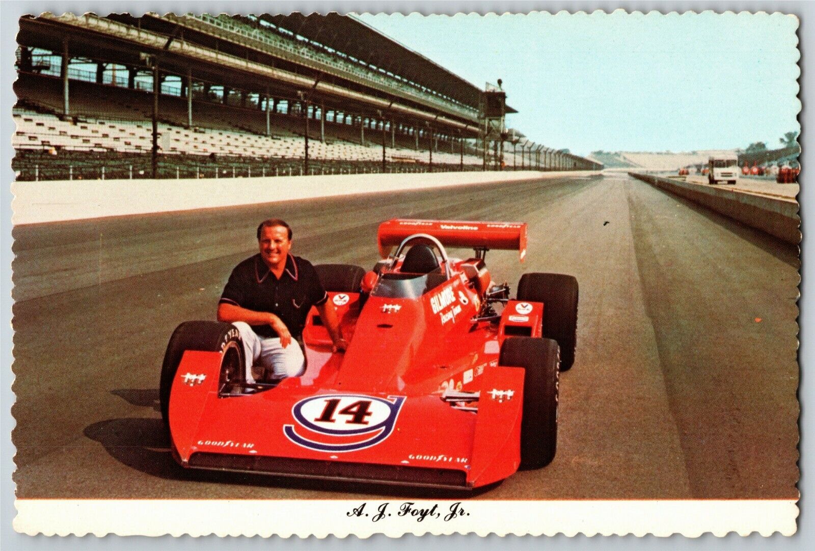 Vintage Indy 500 Postcard c1977 \