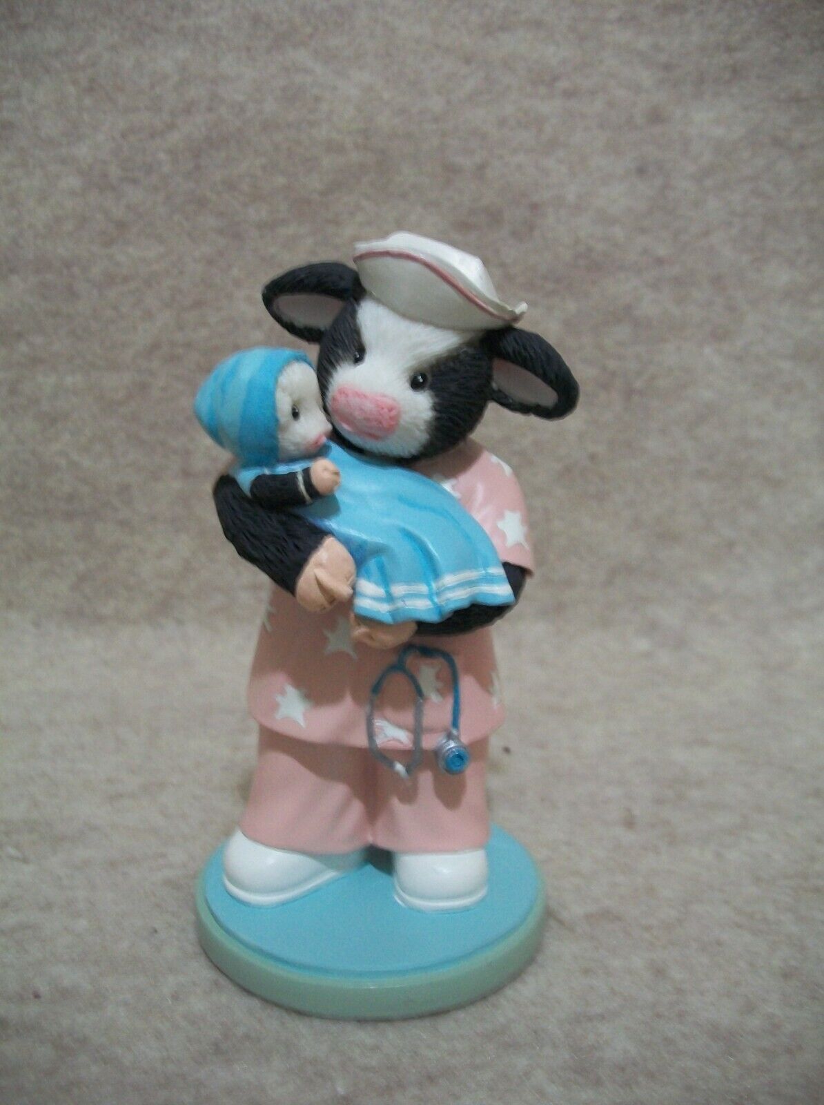 Special Delivery - Special Nurse - Mary Moo Moo Cow Figurine