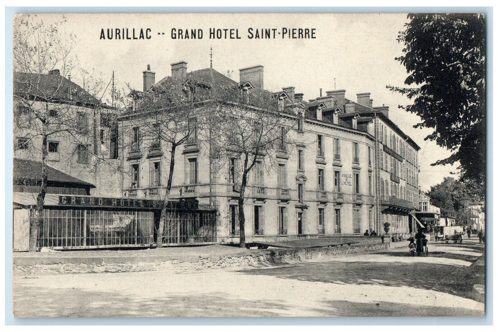 c1950\'s Grand Hotel Saint-Pierre Aurillac France Unposted Vintage Postcard