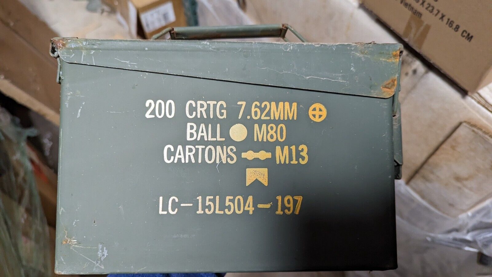 US Military  30 cal ammo can