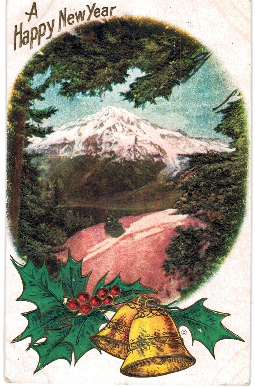 Happy New Year From Tacoma Washington 1910 WA