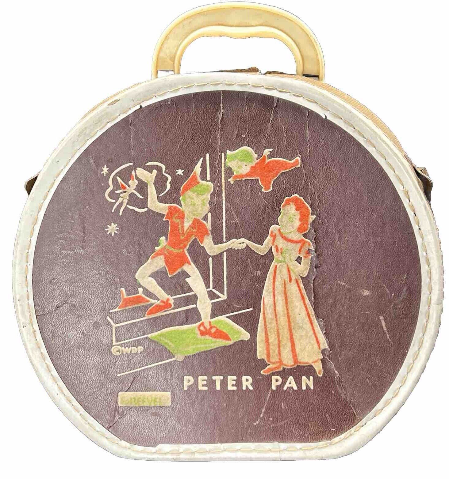 Neevel Peter Pan Travel Tot Toys Carrying Case Disney WDP Wendy Michael Vintage