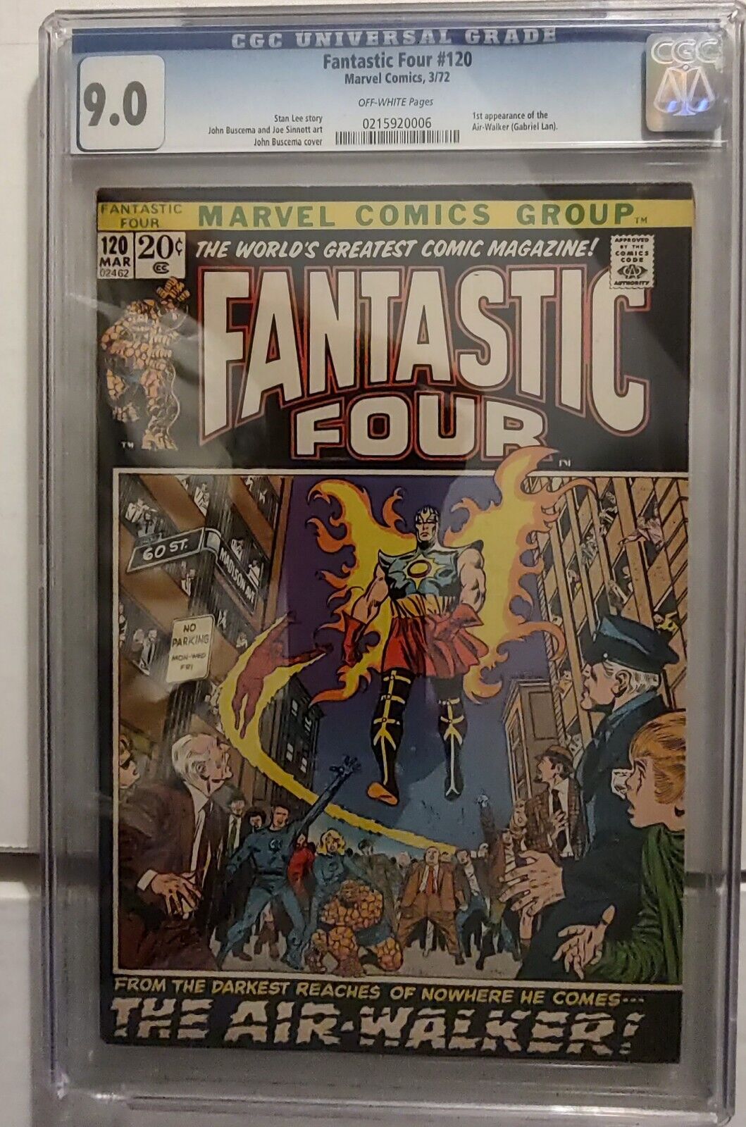 Fantastic Four #120 CGC 9.0(Case Damage) 