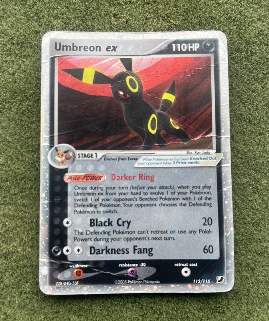 Umbreon Ex 112/115 Unseen Forces Pokemon