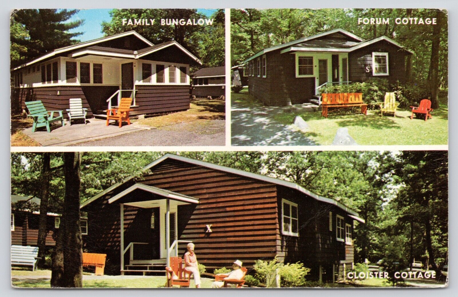 Postcard Unity PA Multi View Unity House Famed Pocono Resort Hotel Posted 1982