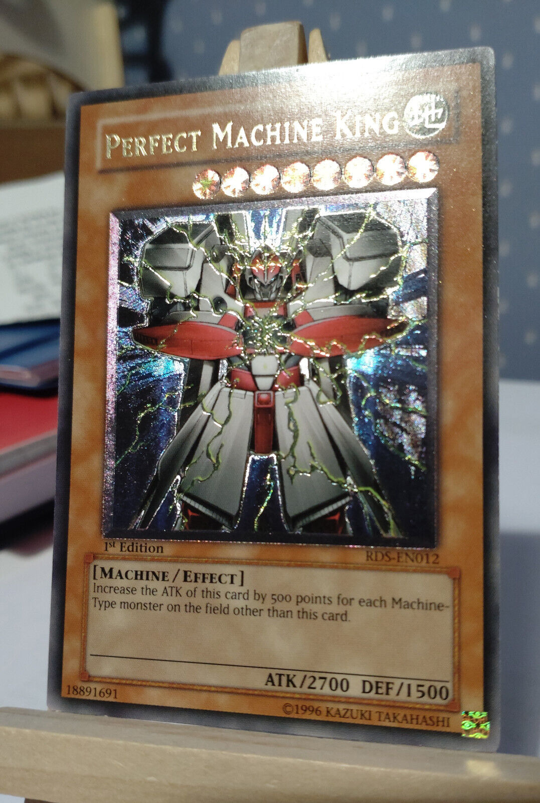 Yugioh Perfect Machine King RDS-EN012 1st Edition EURO Ultimate Rare Card VLP