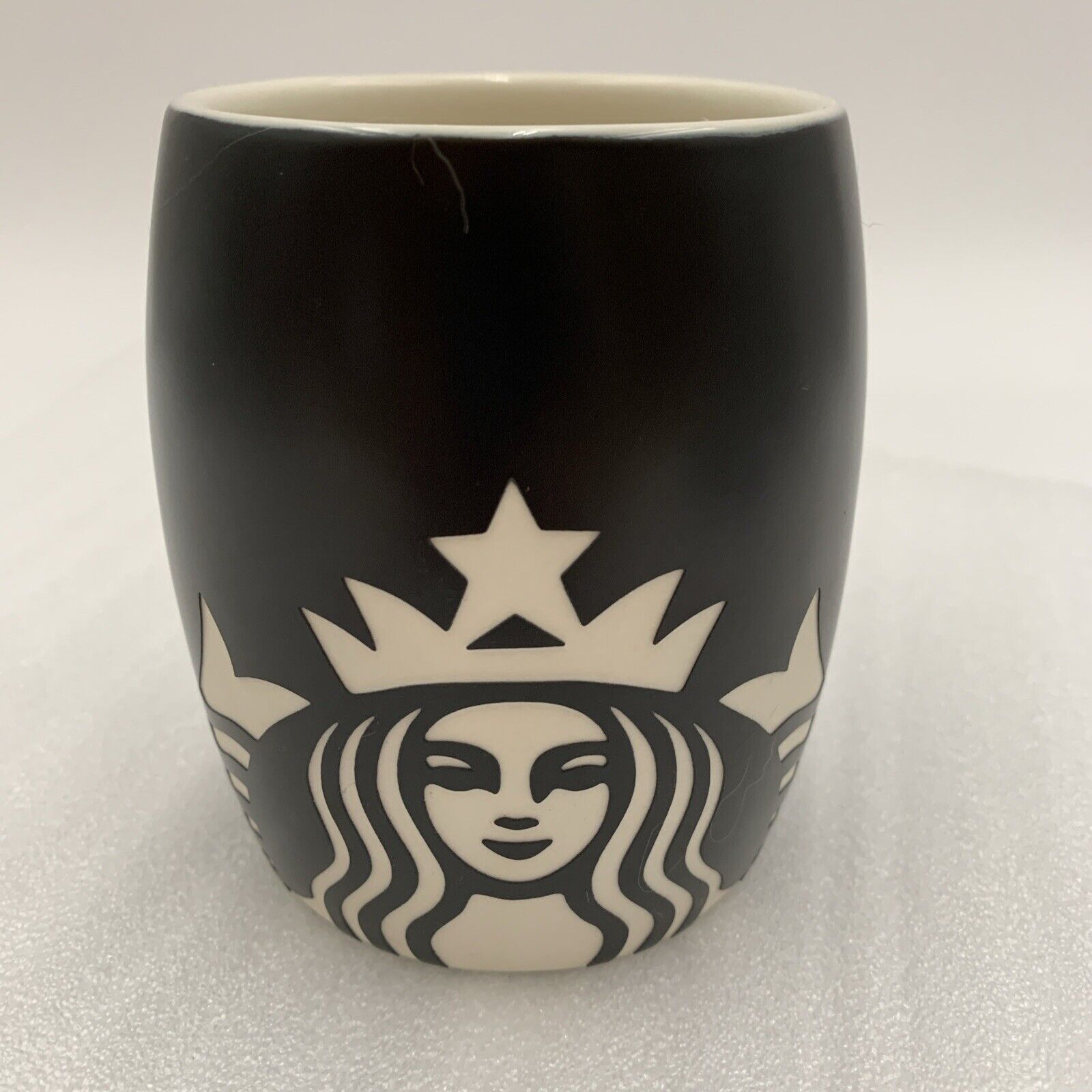 Starbucks Laser Etched Siren Coffee Mug 2011 Black