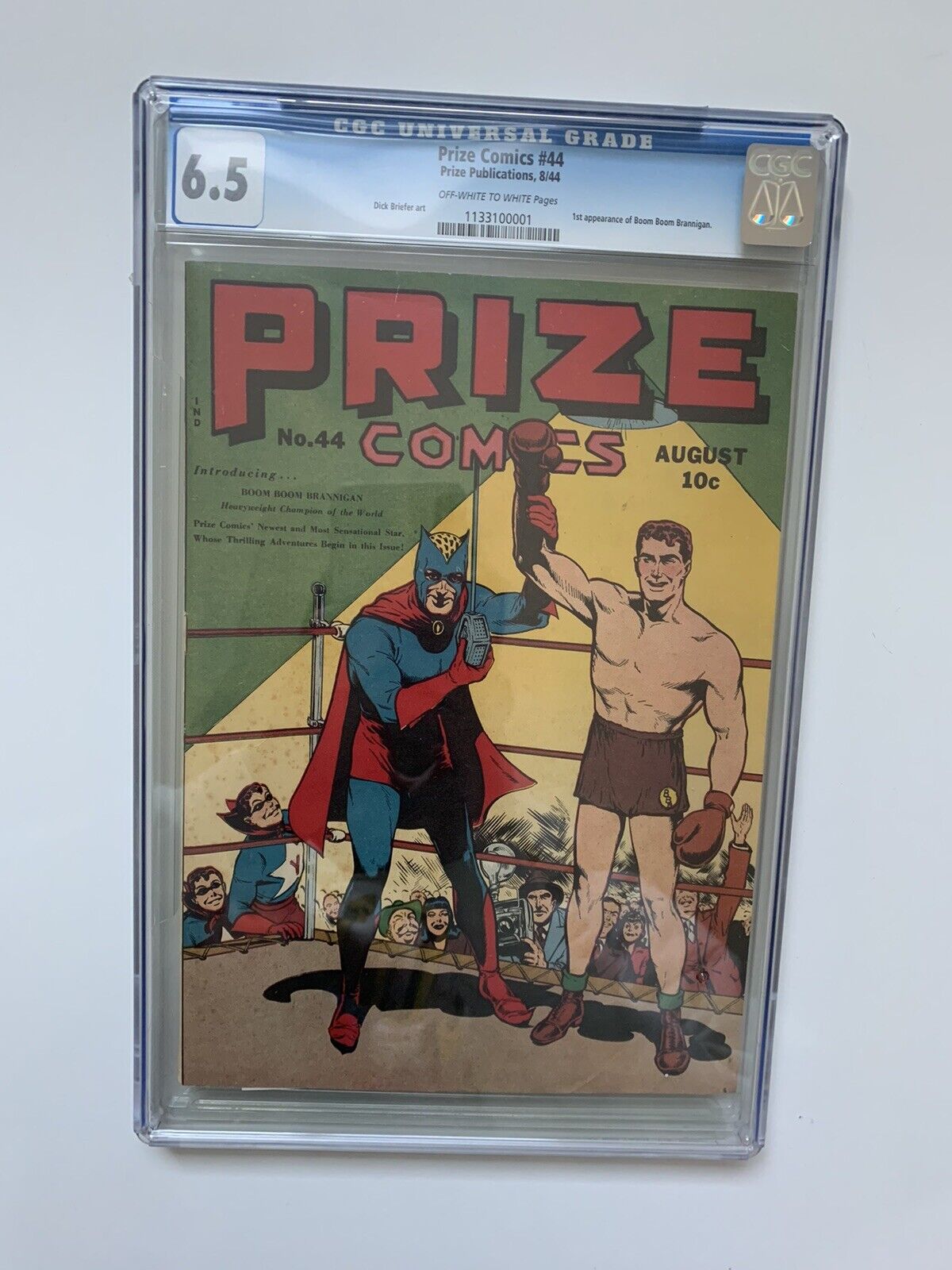 Rare Prize Comics #44: Classic Golden Age Comic 1944 CGC Graded Only 5
