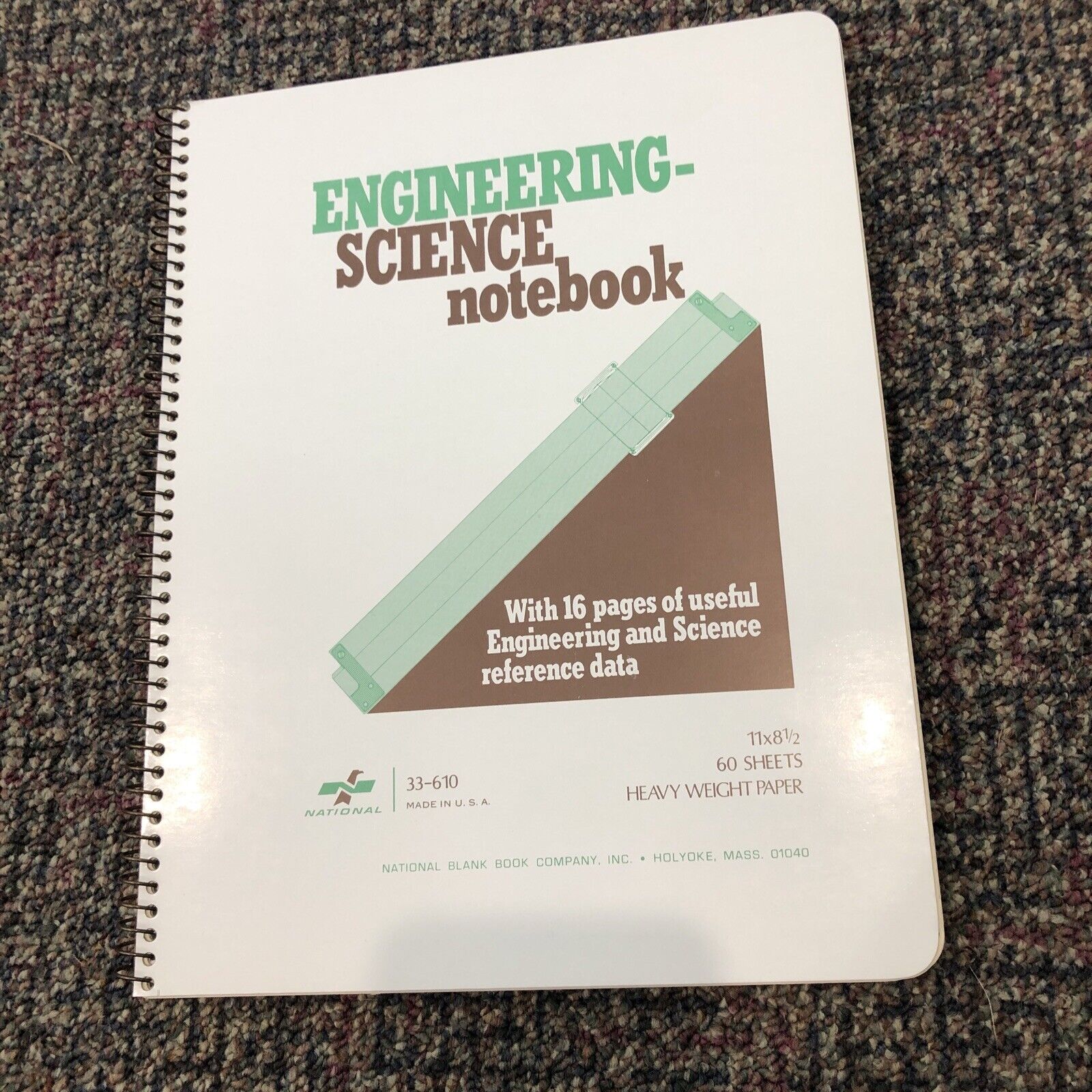 Vintage National Engineering & Science Notebook w/ K&E  Ideas, (33-6100)