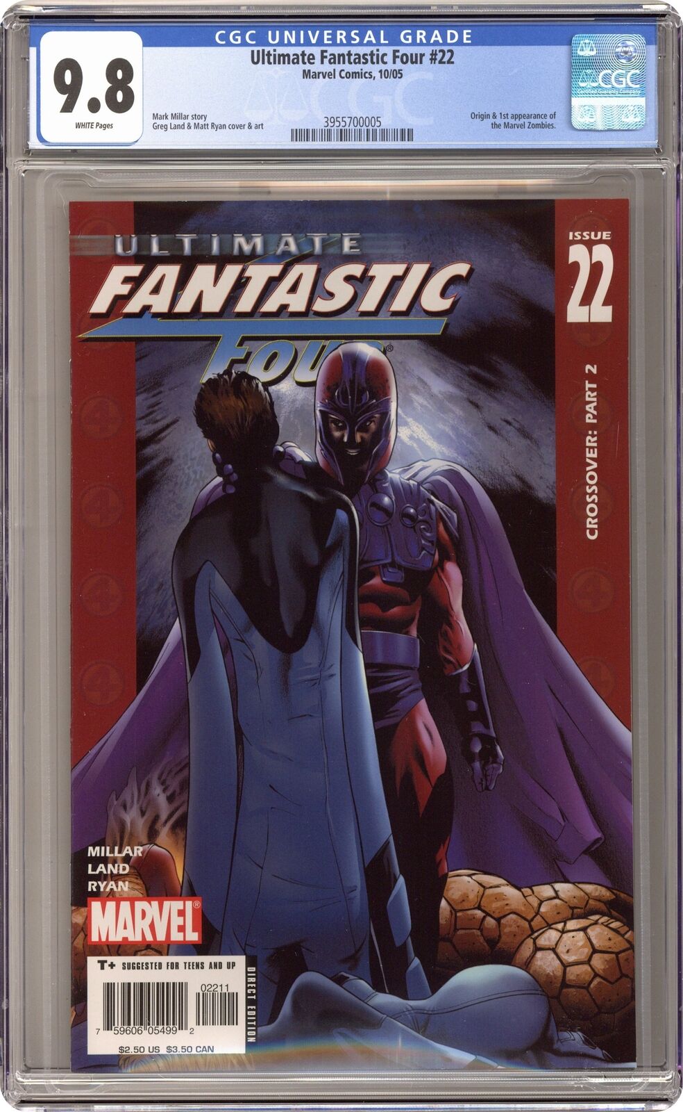 Ultimate Fantastic Four #22 CGC 9.8 2005 3955700005