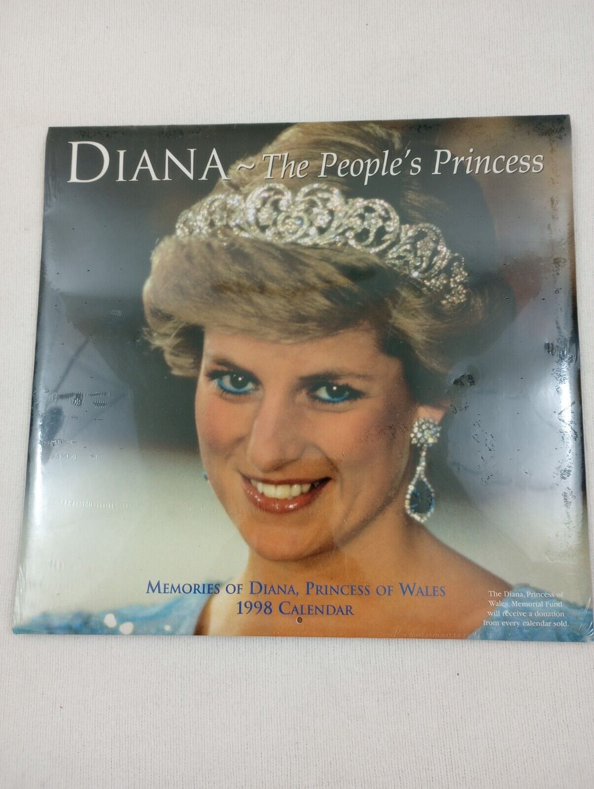 Memories Of Diana Princess Of Wales 1998 Calendar 11x10.5 Factory Sealed  NWT