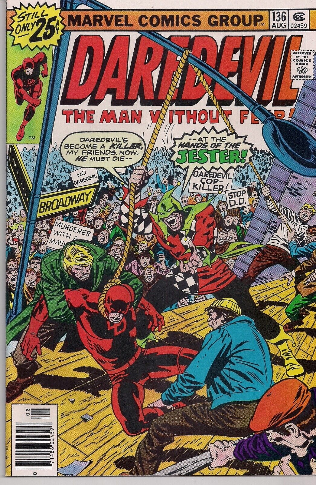 Daredevil #136 Marvel Comics 1976 VF- 7.5