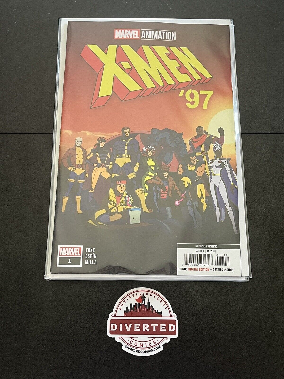 X-MEN 97 #1 (2024) 2ND PRINTING *ANIMATION VARIANT COVER* MARVEL COMICS (2418)