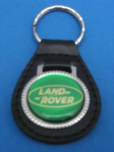 Rover genuine grain leather keychain key fob collectible used old stock