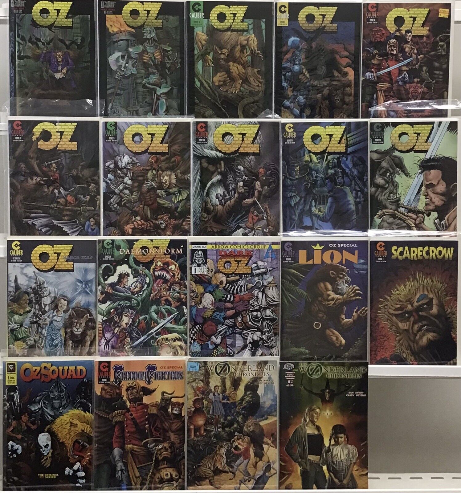 Caliber Comics - Wizard Of Oz - Comic Book Lot Of 19