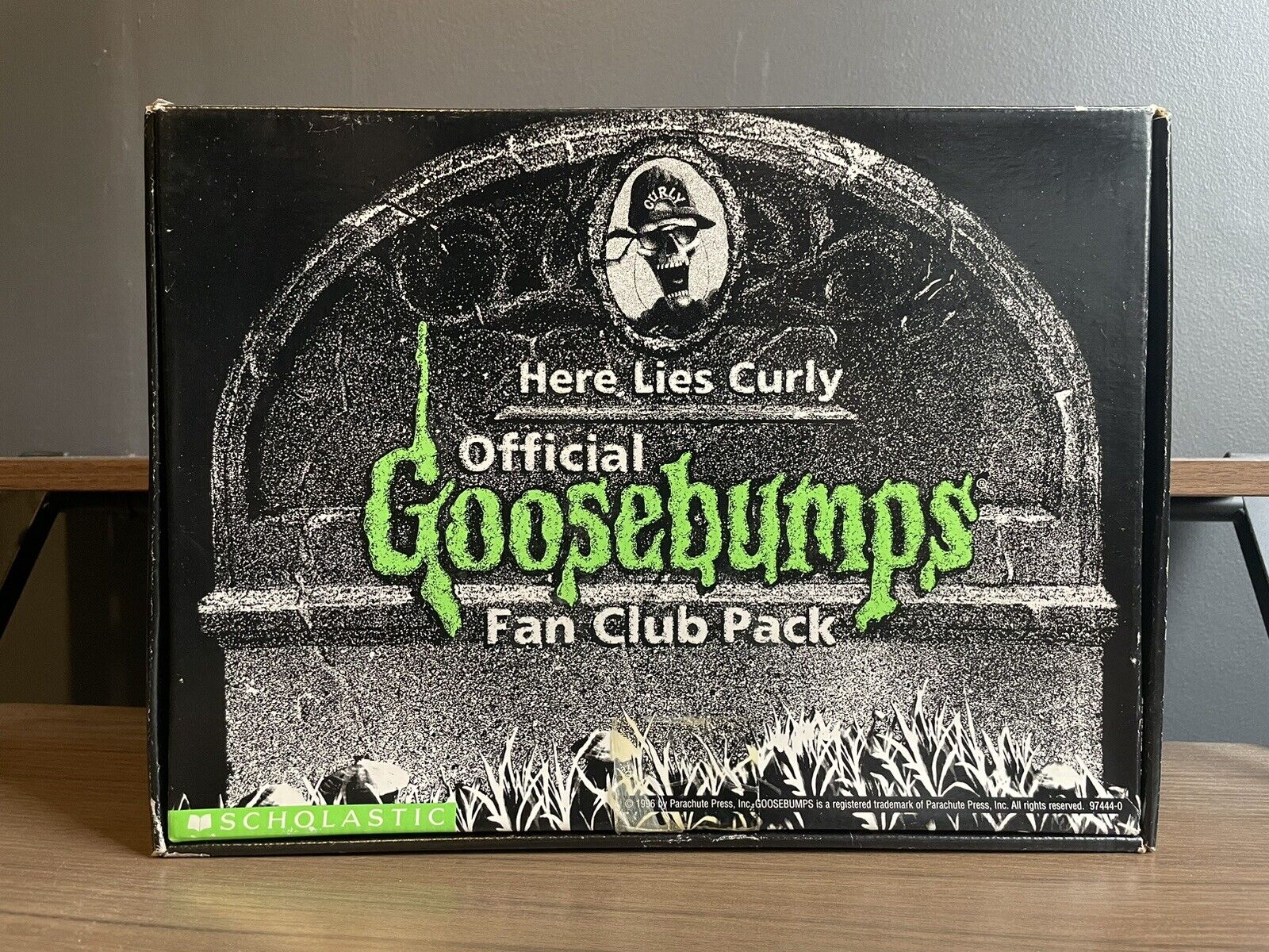 Rare Official Goosebumps Fan Club Pack 1996 Box With Wallet, Stationary, Etc