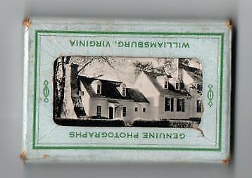 c1920s 20 minature photograhs of  Williamsburg, Virginia