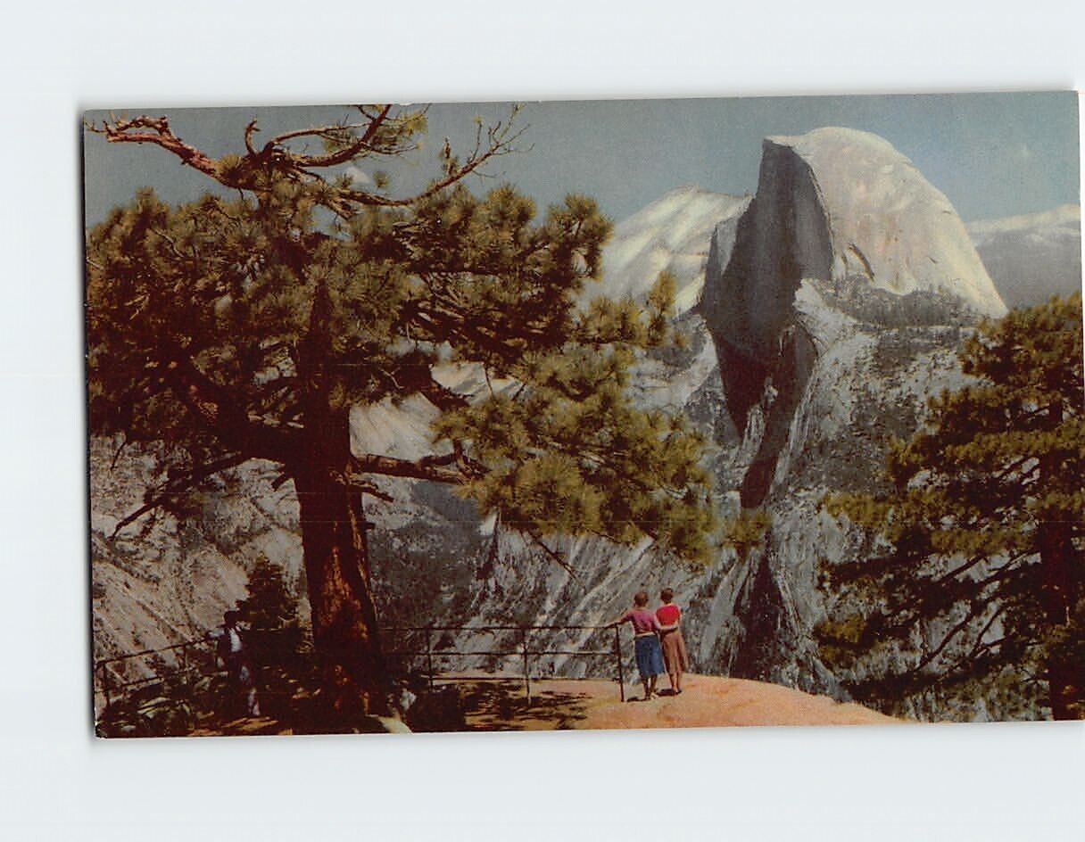 Postcard Half Dome Yosemite National Park California USA