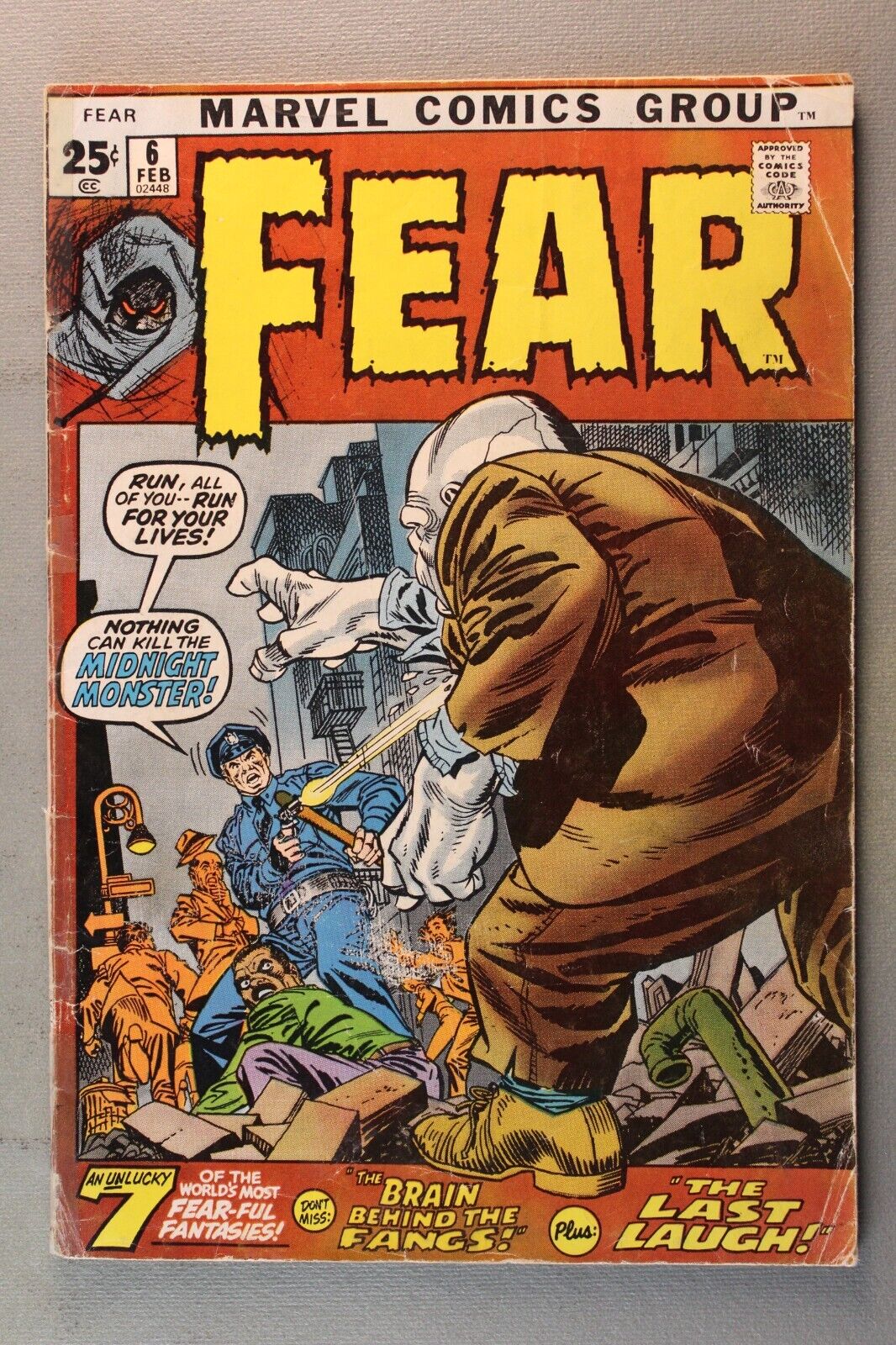 Fear #6 *1972* An Unlucky 7 Of The World\'s Most Fear-Ful Fantasies