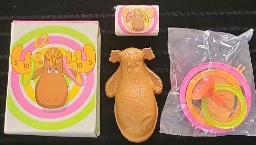 NEW Vintage Loop a Moose Ring Toss  Game with Bath Soap 1970s Avon Toy Nostalgia