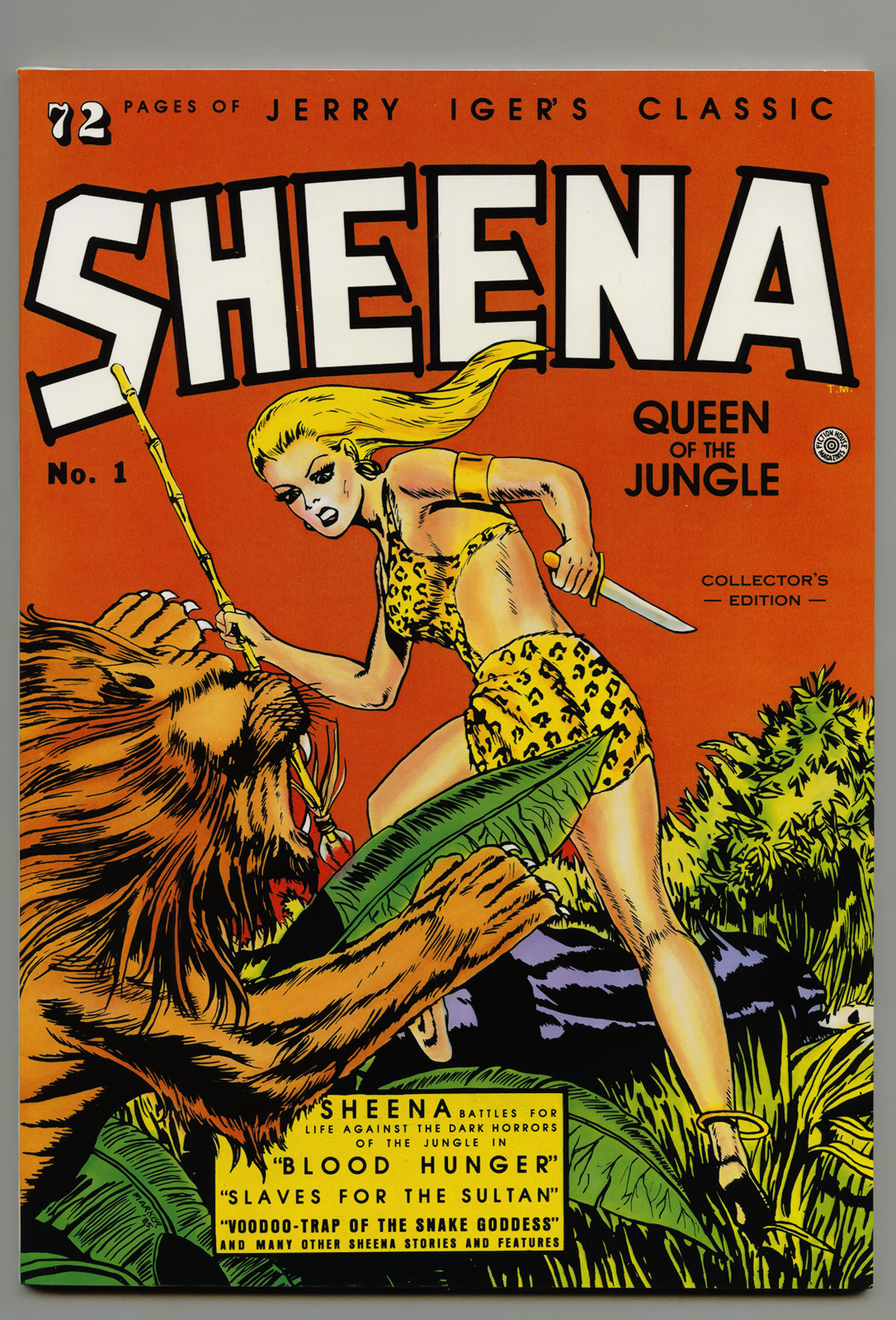 JERRY IGER'S CLASSIC SHEENA QUEEN OF THE JUNGLE #1  DAVE STEVENS' SHEENA AD NM