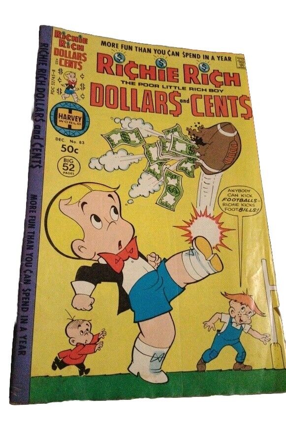 Richie Rich Dollars and Cents Dec. 1977, #83,  Comic Book  Harvey Publications
