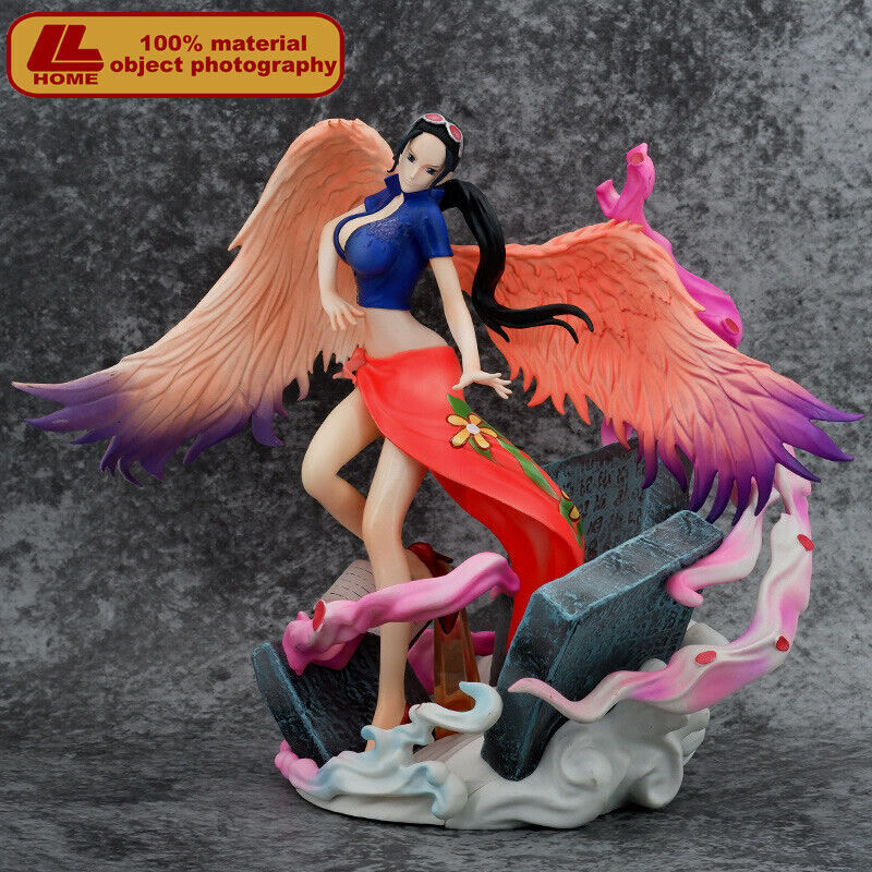 Anime OP Nico Robin With Wings Flower Fruit Figure Statue Toy Gift Collection