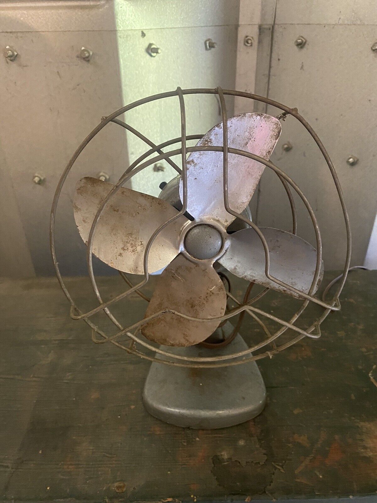 Vintage Kwik Kool Electric Desk Fan In Working Condition