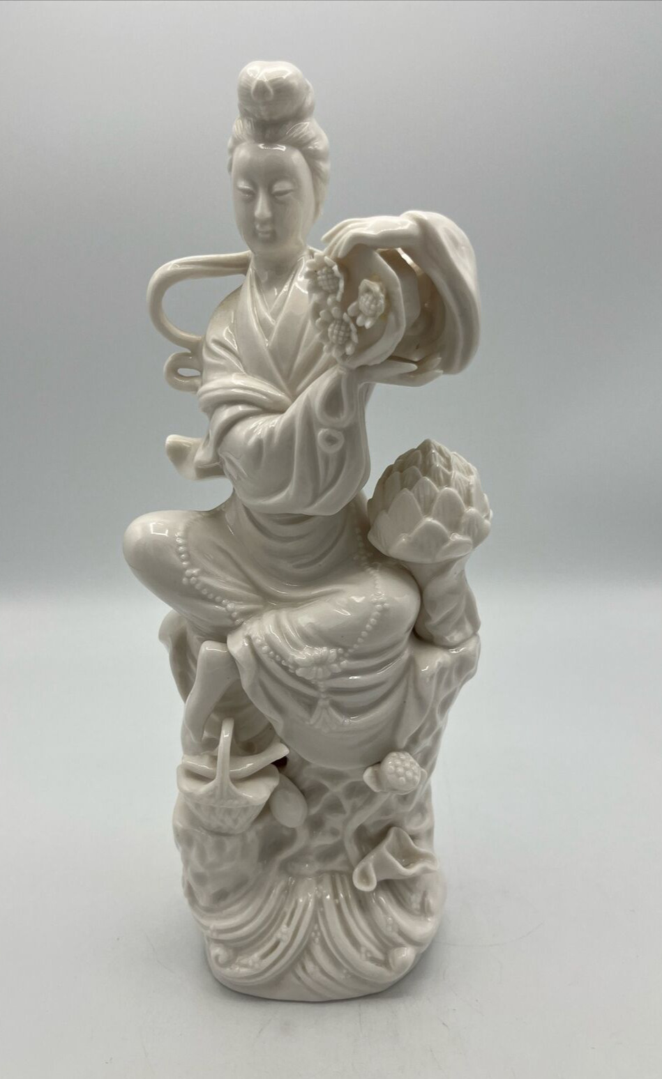 Toyo Porcelain Blanc de Chine Geisha Girl Woman Figurine Japan Marshall Fields