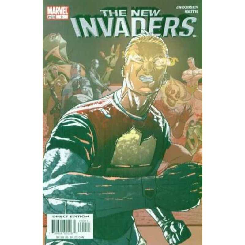 New Invaders #9 in Near Mint condition. Marvel comics [e\\