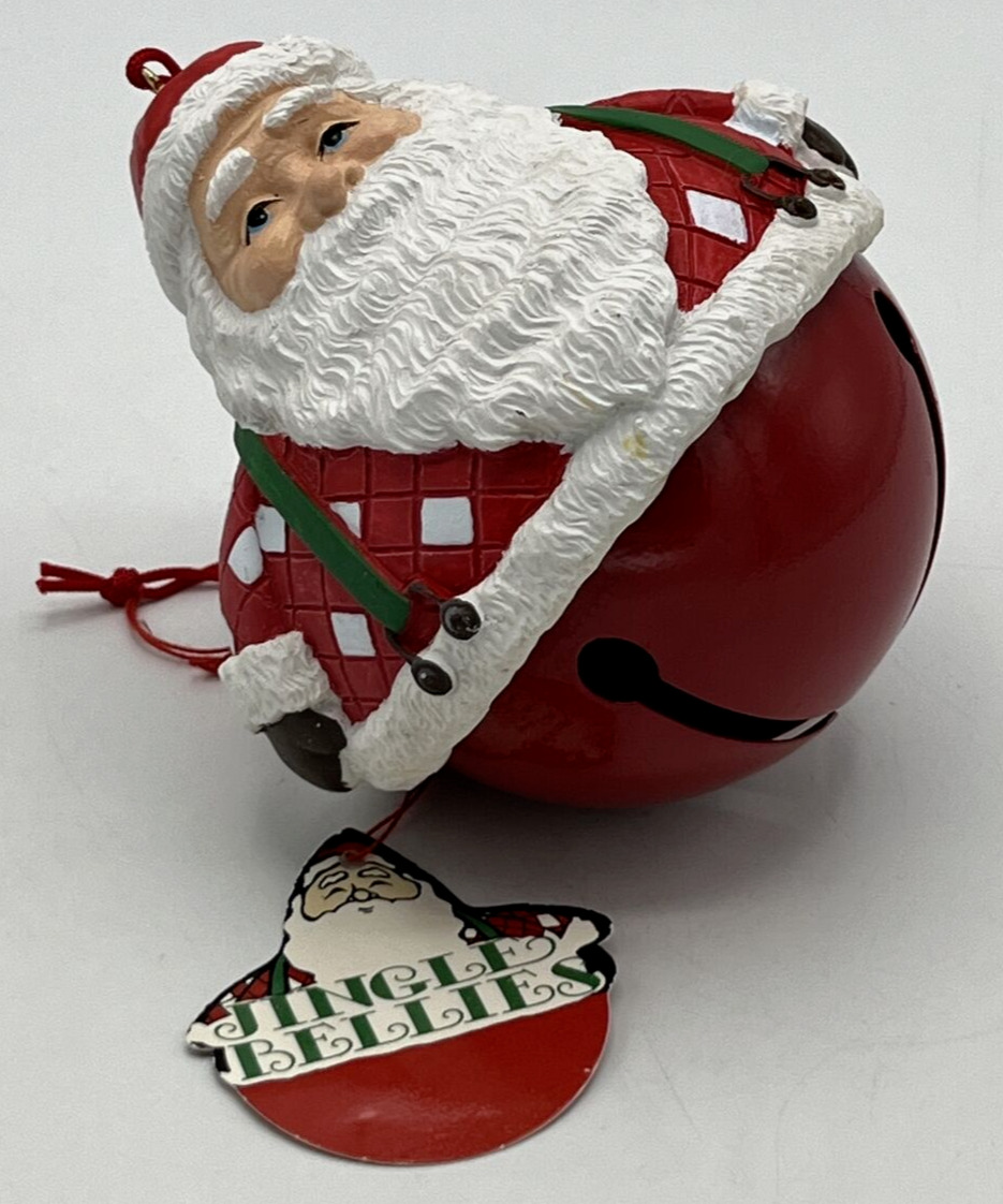 Dept Department 56 Jingle Bellies Ornament Santa Giant Bell Ball
