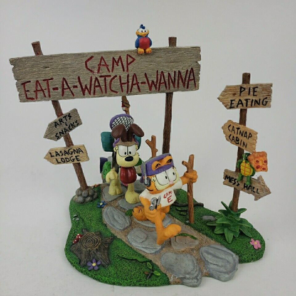 Garfield Camp Eat-A-Watcha-Wanna by Danbury Mint Figure