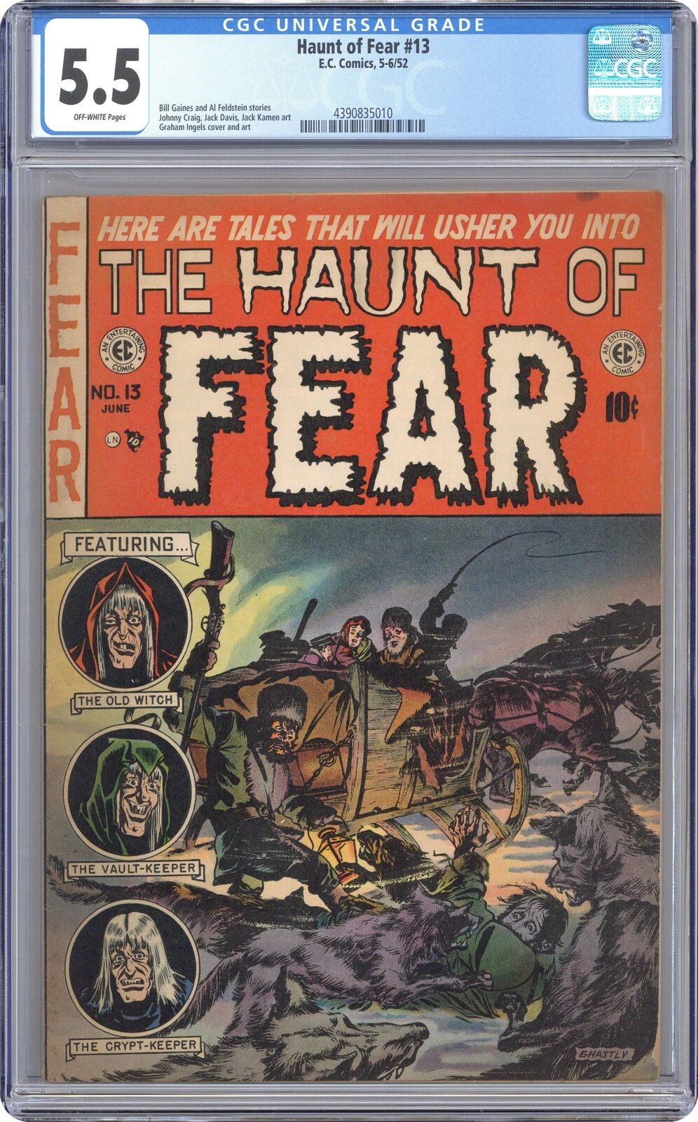 Haunt of Fear #13 CGC 5.5 1952 4390835010