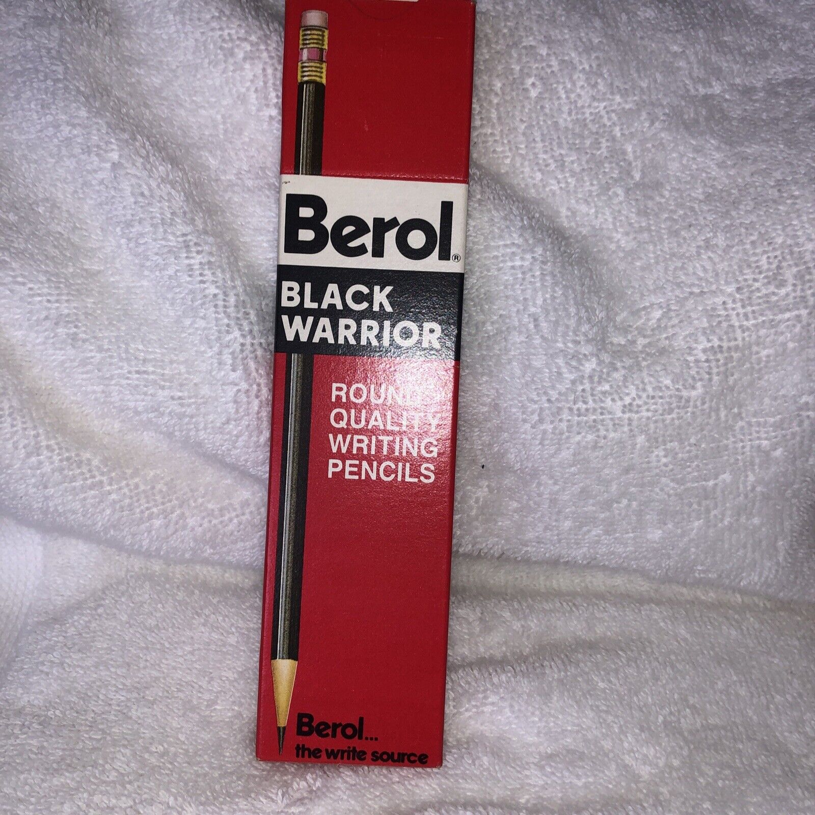 Vintage Berol Black Warrior 372-2 No. 2 Pencils Medium Soft - Box of 11