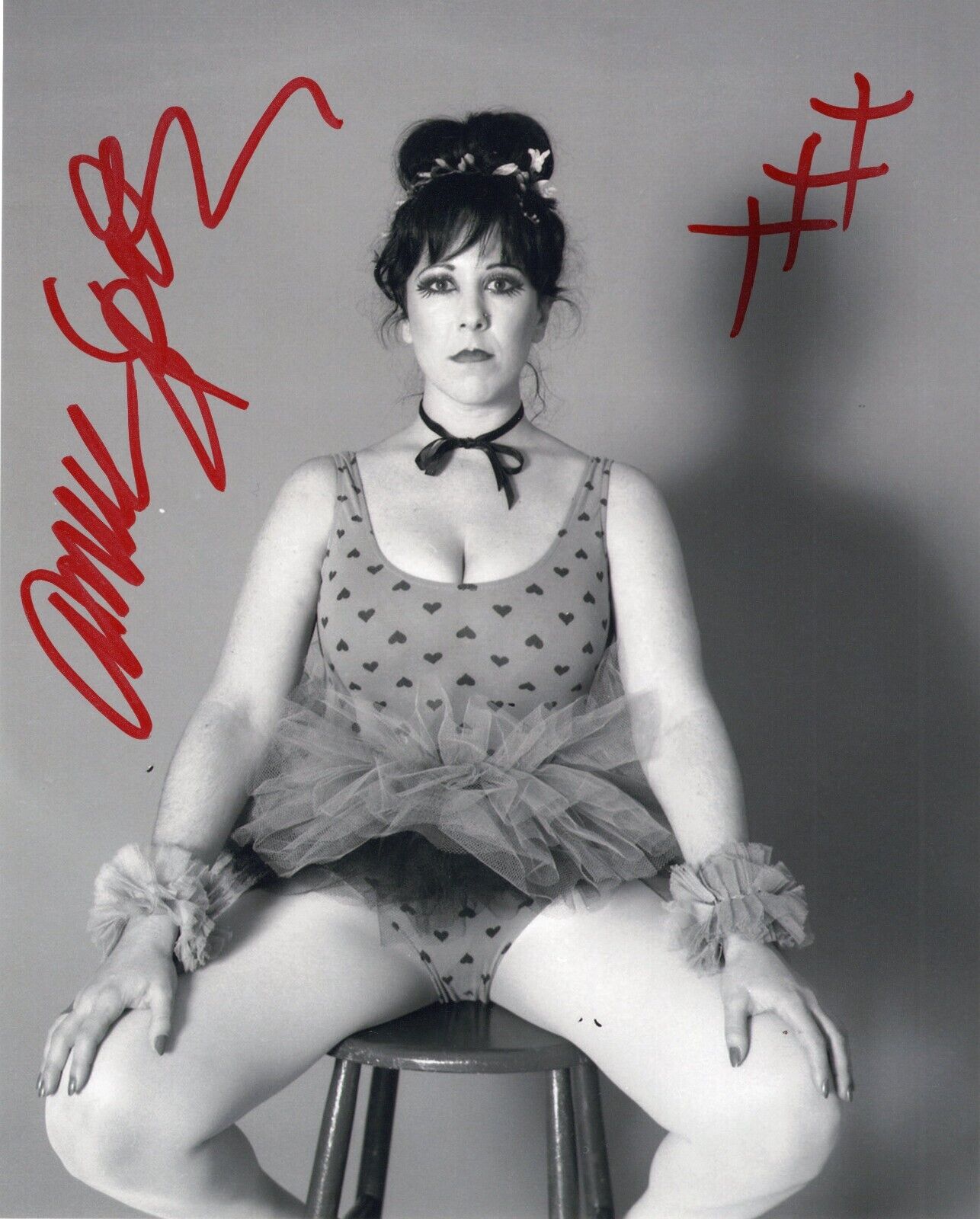 Annie Sprinkle signed Adult Film Star model 8x10 photo autographed