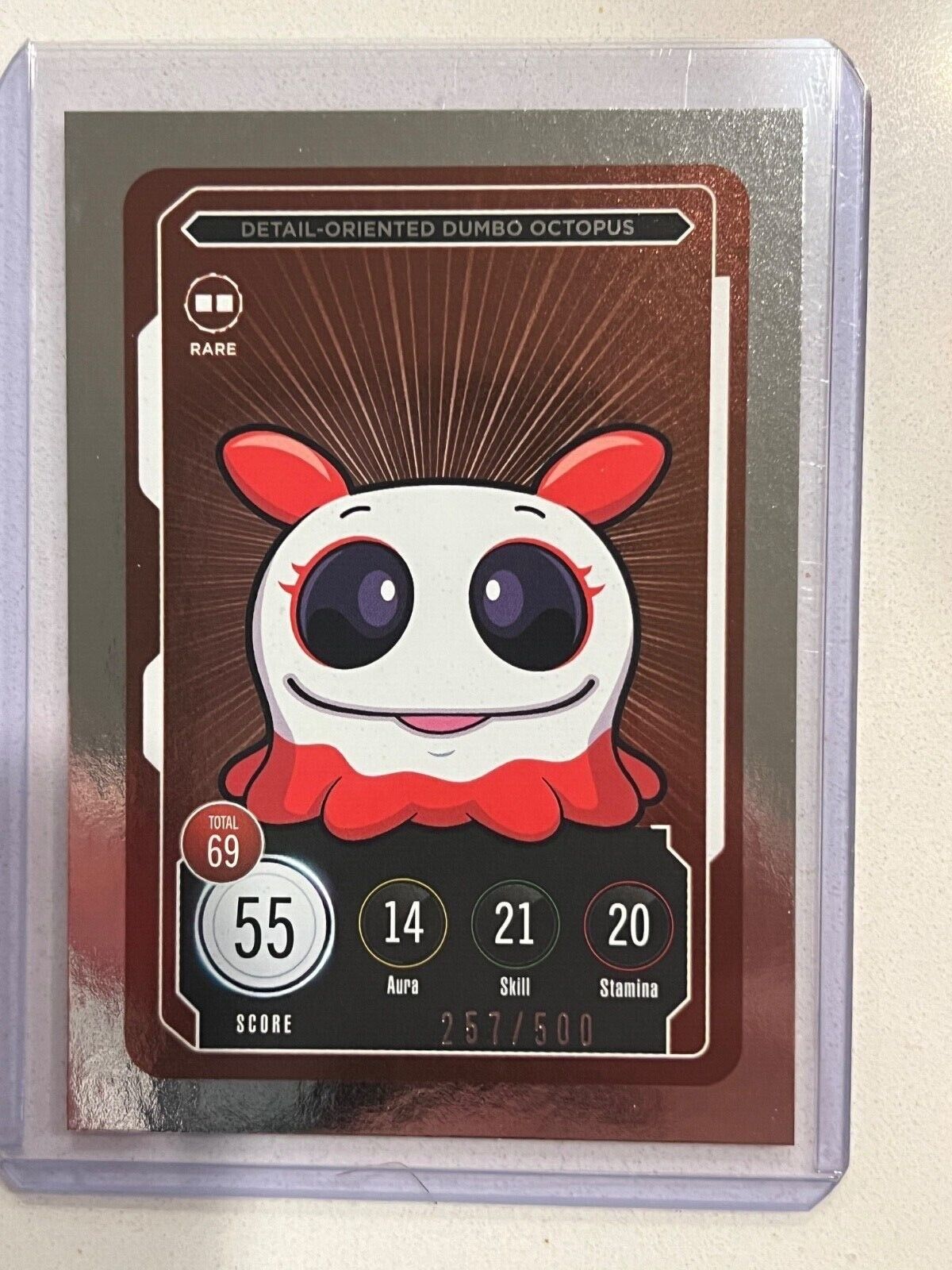 Veefriends Compete and Collect RARE Detail-Oriented Dumbo Octopus #257/500